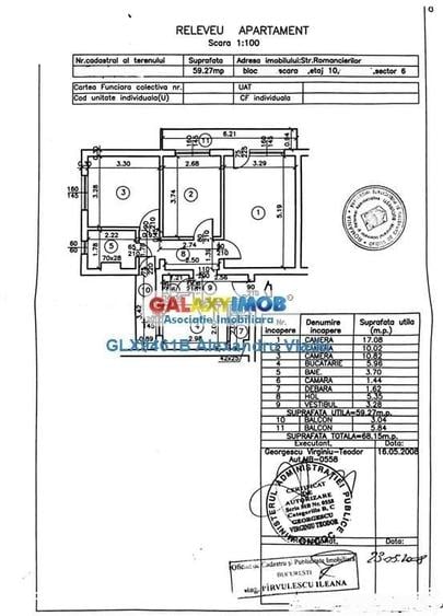 Apartament cu 3 camere decomandat în Timișoara