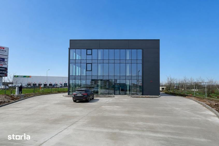 Spa?iu logistic nou, cu 4 hale plus showroom ?i spa?iu birouri P+2 - 5