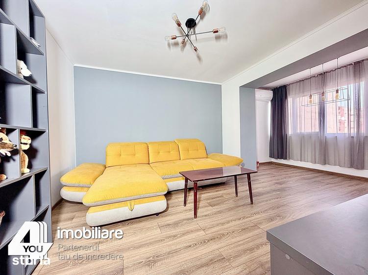 Apartament cu 2 camere semidecomandat în Central