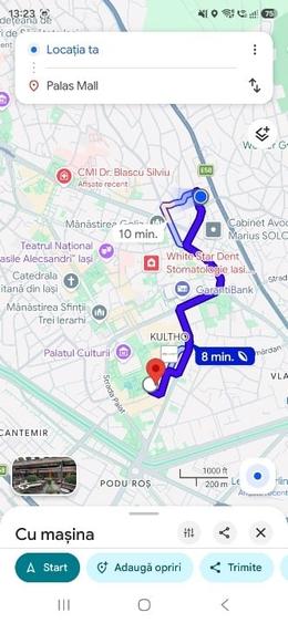 Apartament cu 2 camere decomandat în Podul de Fier