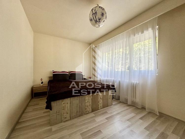 Apartament cu 2 camere semidecomandat, mobilat în Punctele Cardinale