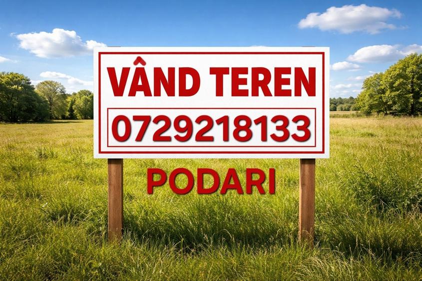 Teren de 95000 mp, în Podari