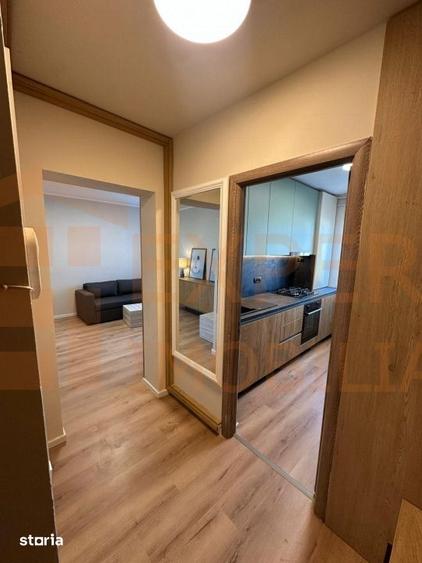 Apartament cu 2 camere semidecomandat, mobilat în City Park Mall