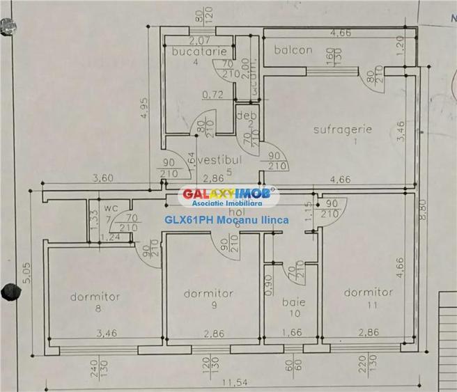 Apartament cu 4 camere decomandat în Vest