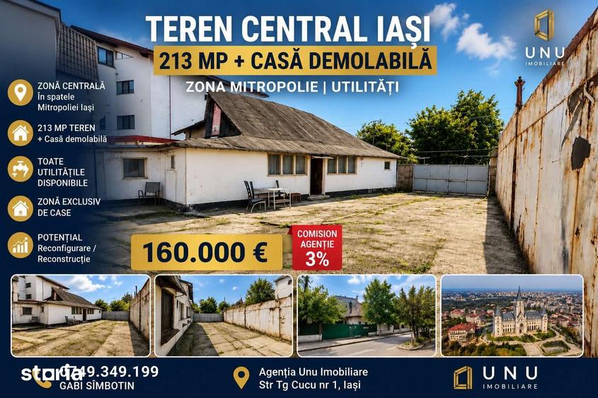 Teren de 213 mp, în Podu Roș