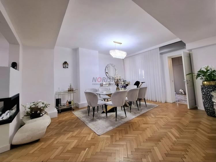 Apartament cu 4 camere semidecomandat, mobilat în Dorobanți