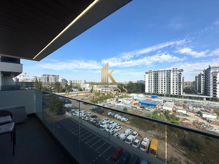 Apartament cu 2 camere decomandat, mobilat în Barbu Văcărescu