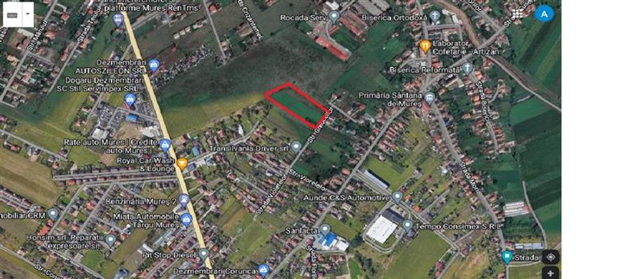 Teren intravilan de 2900 mp, în Sântana de Mureș