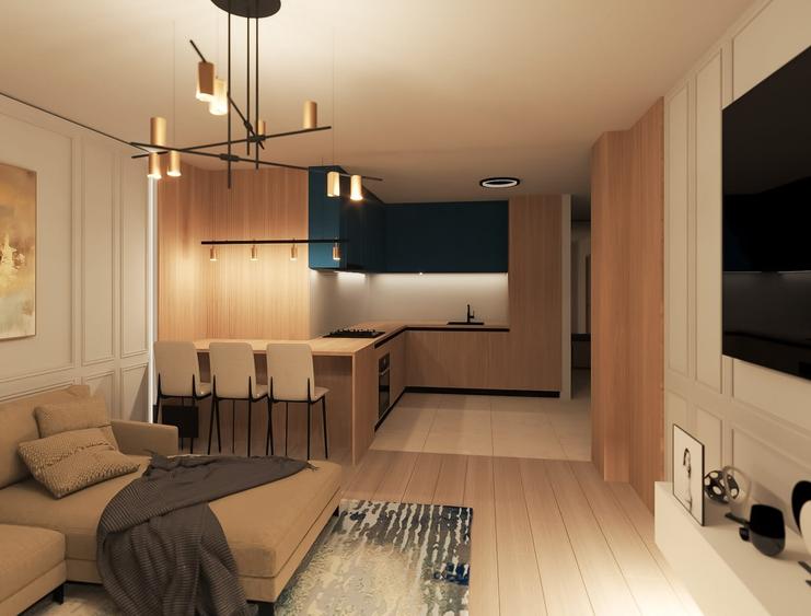 Apartament cu 2 camere decomandat, mobilat în Central