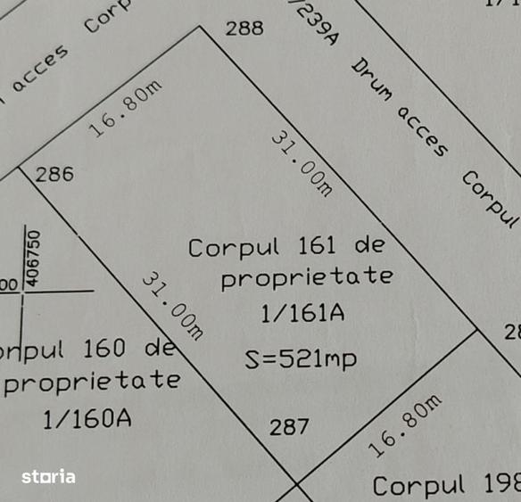 Teren de 521 mp, în Malu Mare
