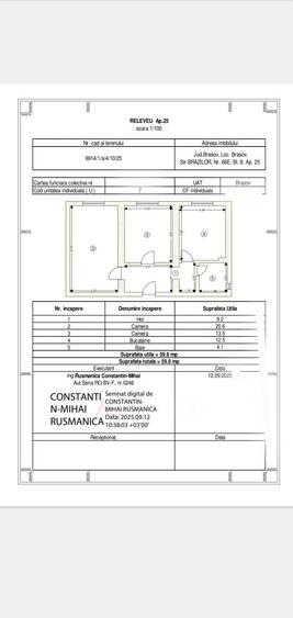 Apartament cu 2 camere decomandat în Noua