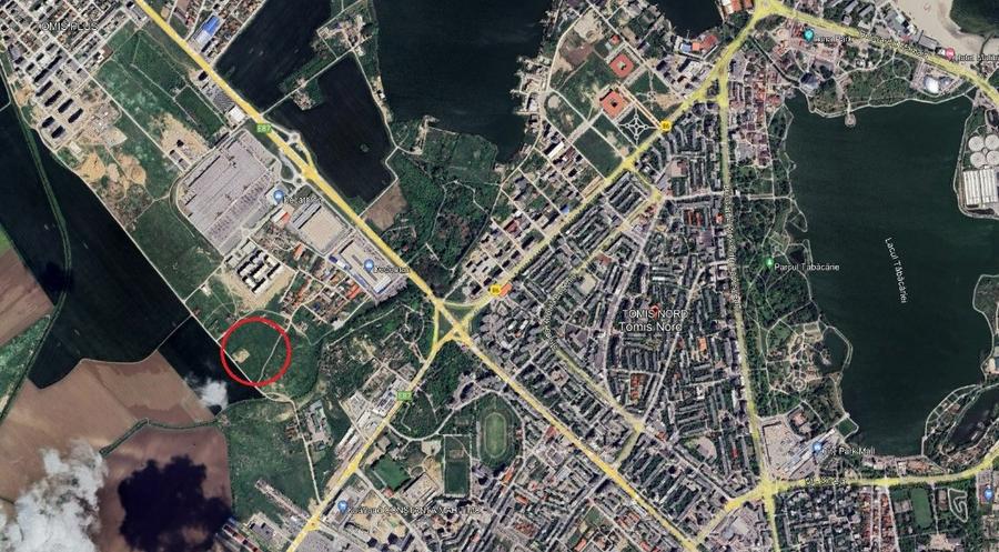 Teren de 6000 mp, în Tomis Nord