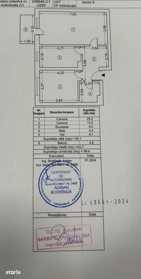 Drumul Taberei 2 camere decomandat 64 mp Exigent Plaza faza 5! - 13