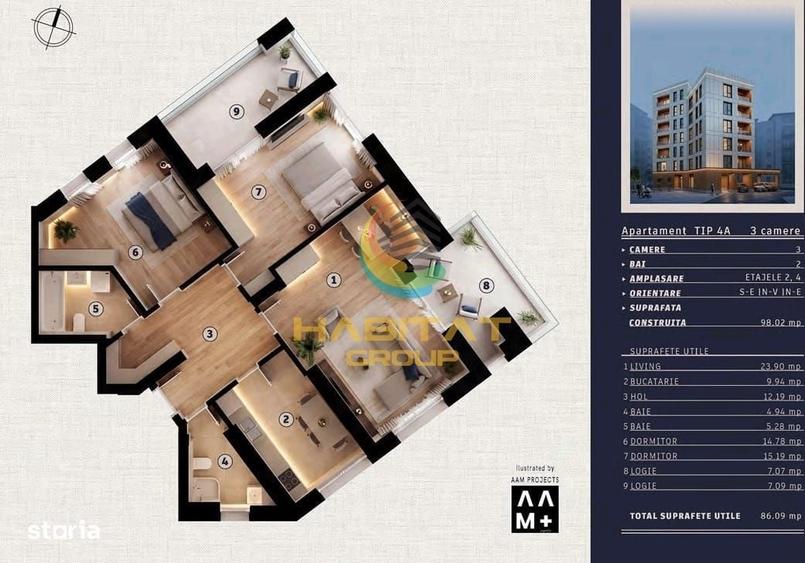 2 camere - Palatul Copiilor - Imobil NOU - 11