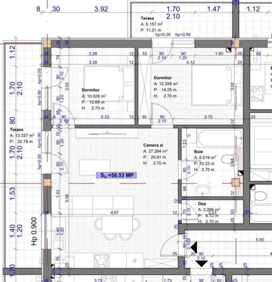 Apartament 3 camere Sesul de Sus Florești BLOC NOU - 7