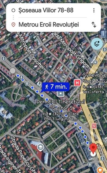 Apartament cu 2 camere decomandat în Viilor