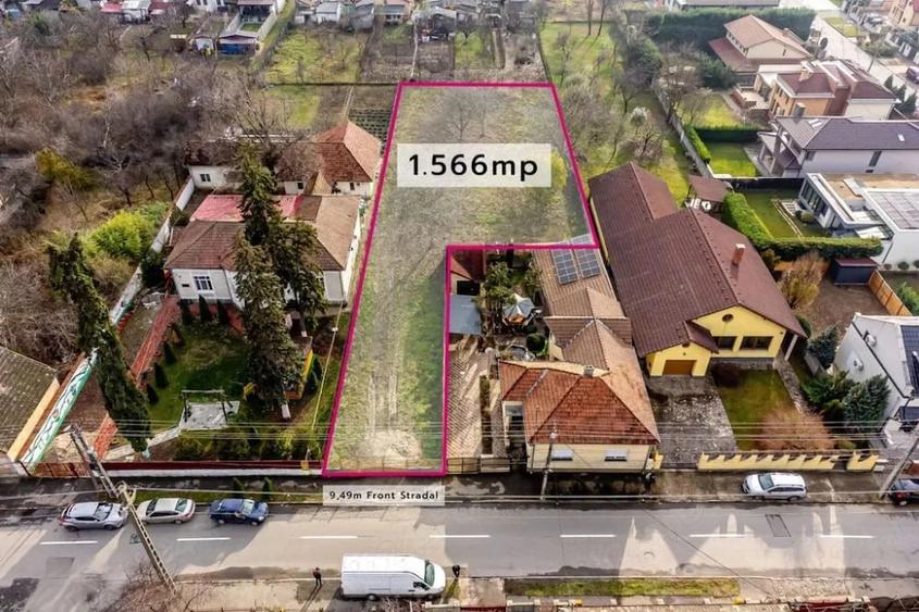 Teren de 1566 mp, în Mureșel