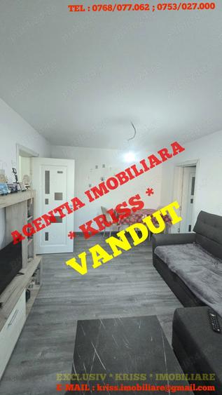 Apartament cu 2 camere semidecomandat în Craiovei