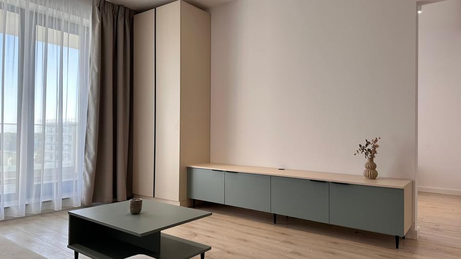 Apartament cu 2 camere semidecomandat în Nord
