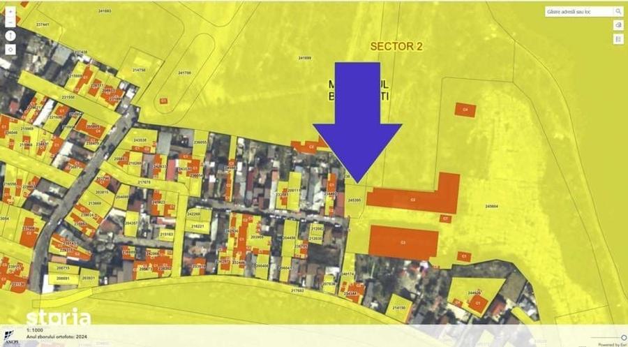 Teren 419mp, urbanism M3, Sector 2 - 1