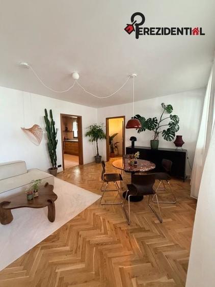 Apartament cu 2 camere semidecomandat, mobilat în Dorobanți
