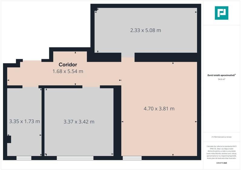 Apartament 54 mp spațios la mansardă în Freidorf - 6