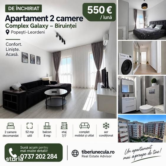 Apartament cu 2 camere decomandat în Central