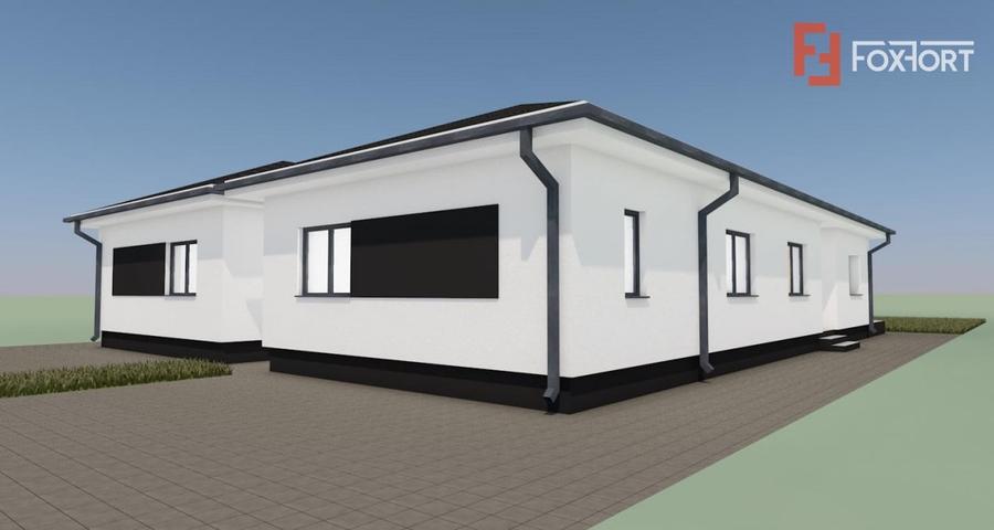 Duplex cu 4 camere cu Canalizare în Moșnița Nouă