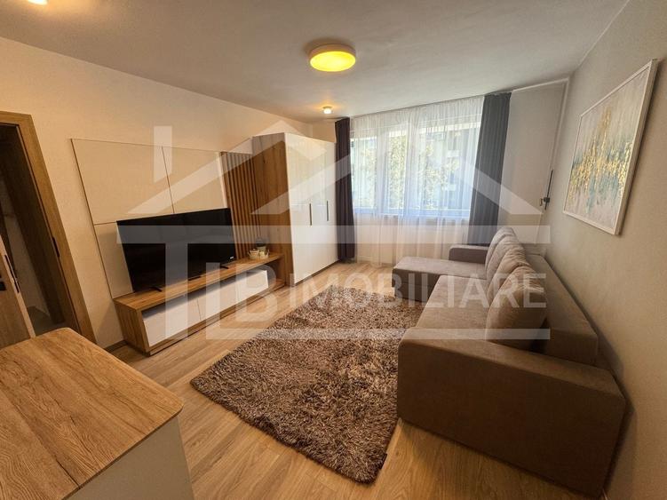 Apartament cu 2 camere decomandat, mobilat în Cornișa