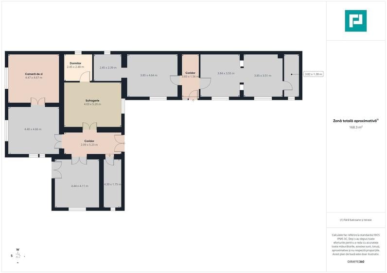 Casă cu 5 camere cu Teren 2880 Mp în Gurahonț