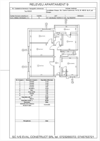 Vand apartament 4 camere - 2