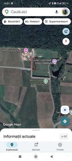 Teren de 2000 mp, în Central