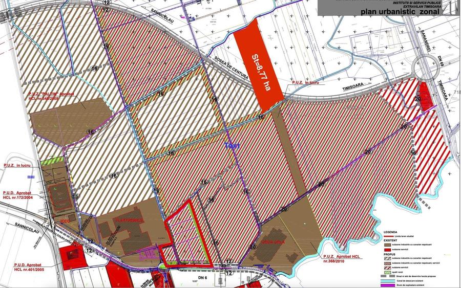 Teren agricol extravilan de 87742 mp, în Exterior Nord