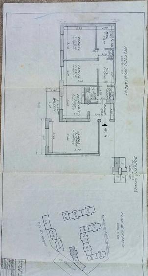 Apartament cu 3 camere decomandat în Central