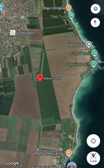 Teren agricol extravilan de 500 mp, în Tuzla