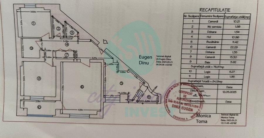 Apartament cu 3 camere decomandat în Calea Călărașilor