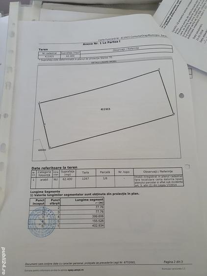 Teren de 92400 mp, în Exterior Vest