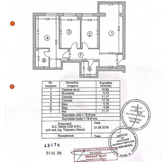 Apartament cu 3 camere decomandat în Theodor Pallady