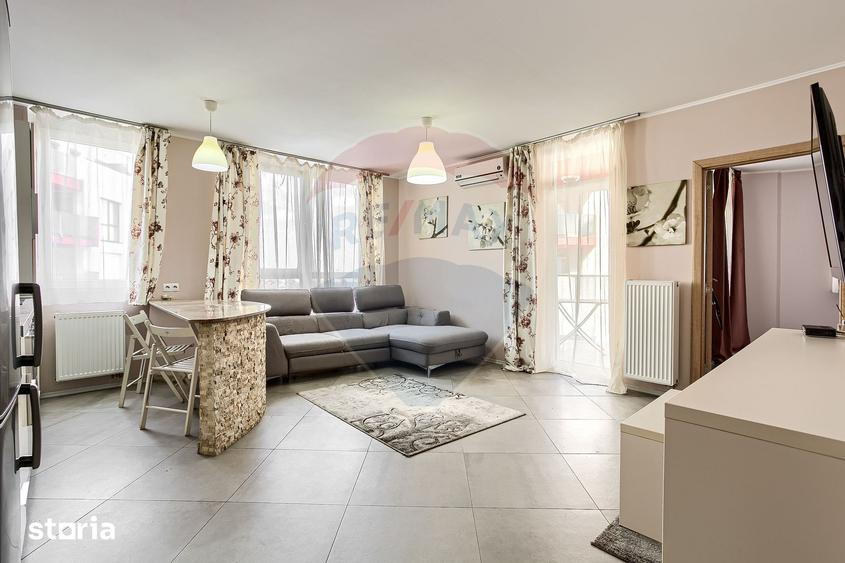 Apartament cu 2 camere, mobilat în Funcționarilor