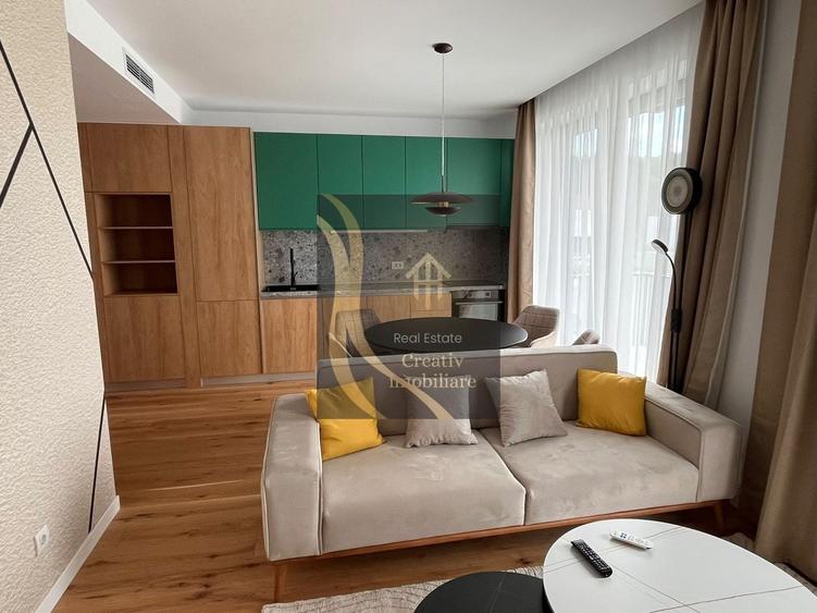Apartament cu 2 camere, mobilat în Tunari