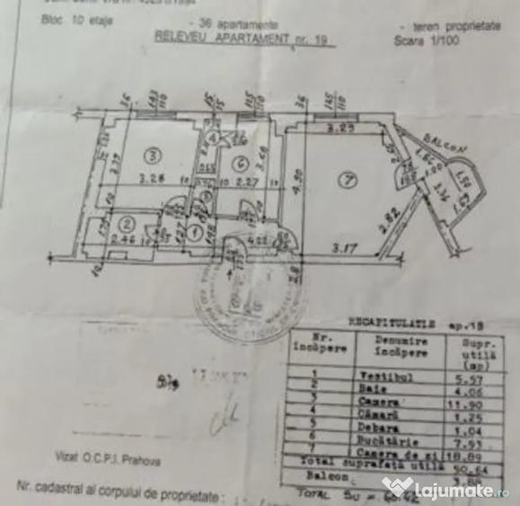 Apartament cu 2 camere decomandat în Central