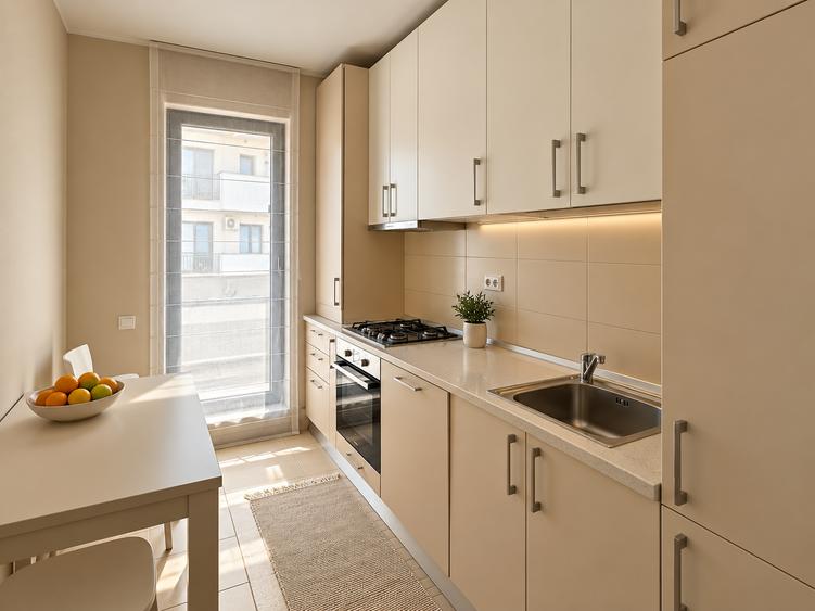 Apartament cu 2 camere semidecomandat în Băneasa
