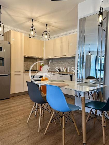 Apartament cu 2 camere semidecomandat, mobilat în Bună Ziua
