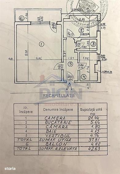Garsonieră decomandată în Vitan