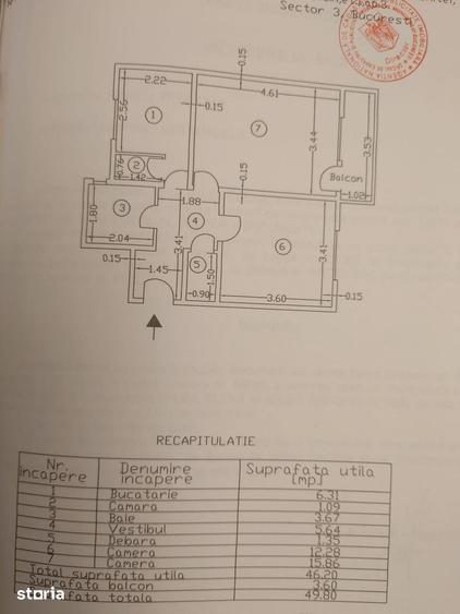 Apartament cu 2 camere decomandat în Drumul Taberei