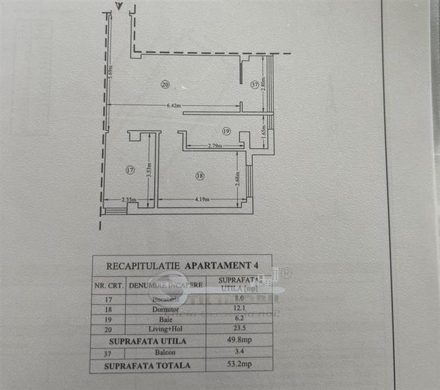 Apartament cu 3 camere semidecomandat, mobilat în Cug