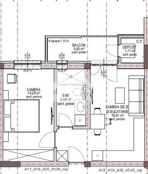 Apartament cu 2 camere decomandat în Țiglari