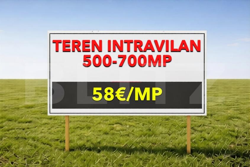 Teren Construcții intravilan de 500 mp, în Bucovăț (Remetea Mare)