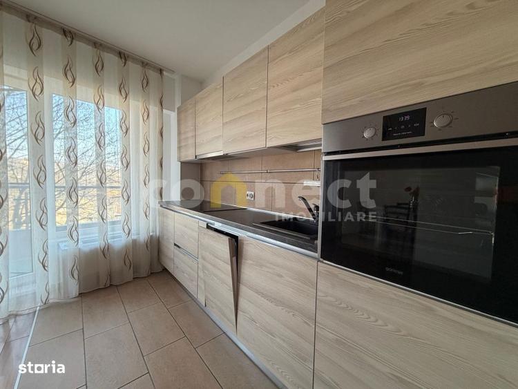 Apartament cu 2 camere semidecomandat, mobilat în Plopilor