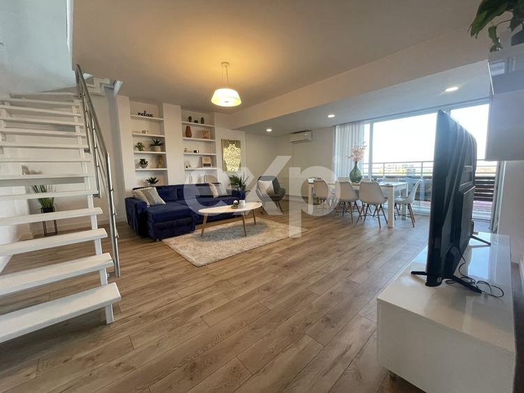 Apartament cu 5 camere semidecomandat, mobilat în Bună Ziua